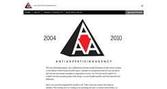Desktop Screenshot of antiadvertisingagency.com